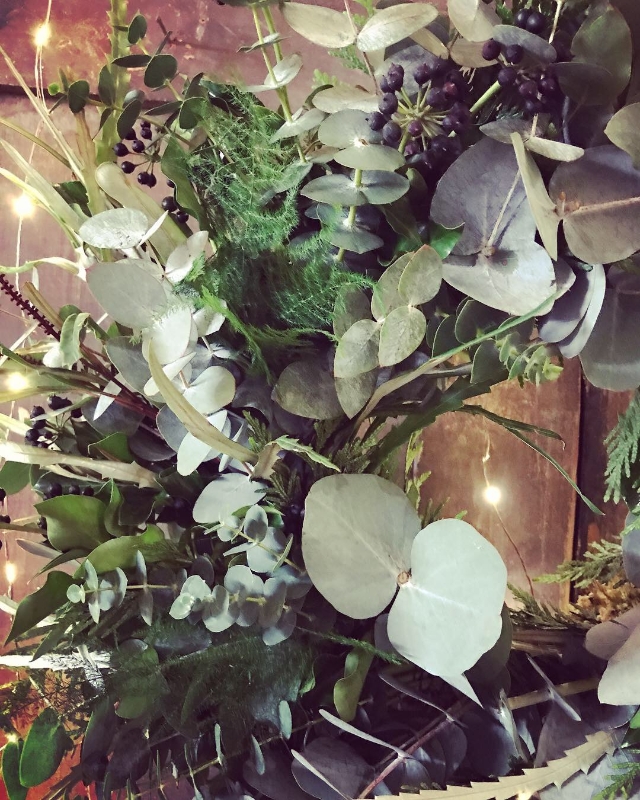 Mixed Eucalyptus Wreath