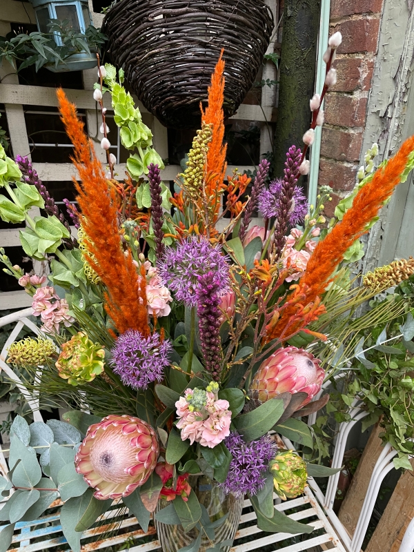 Large Vibrant Vase Arrangement