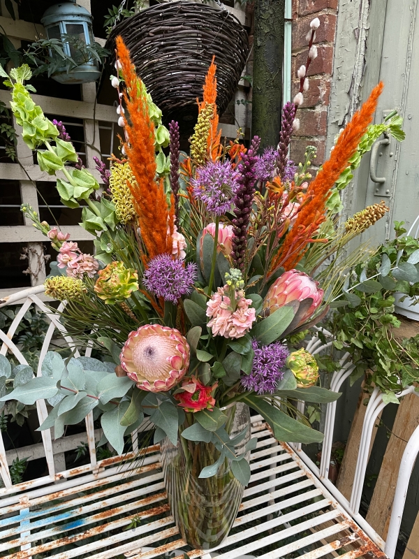 Large Vibrant Vase Arrangement