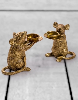 Mouse candle holder