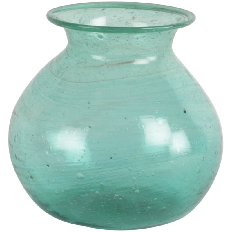 Kosi Vase Recycled Glass Teal