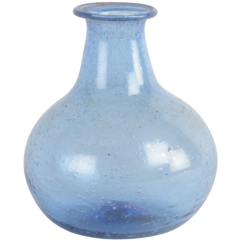 Palar Vase Recycled Glass Lapis