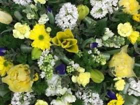 Yellow and White posy