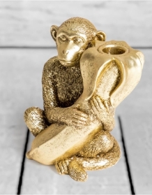 Monkey candle holder